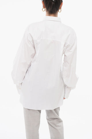 Hidden Buttons Shirt With Bow Detail