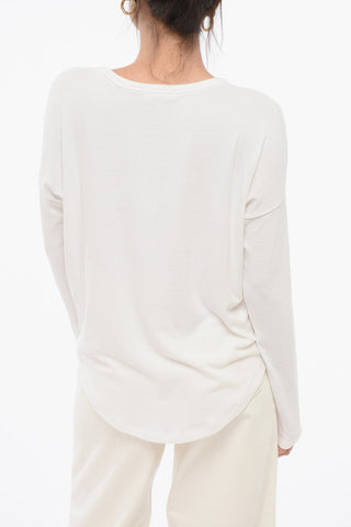 Crew Neck Micro Terry T-Shirt