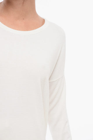 Crew Neck Micro Terry T-Shirt