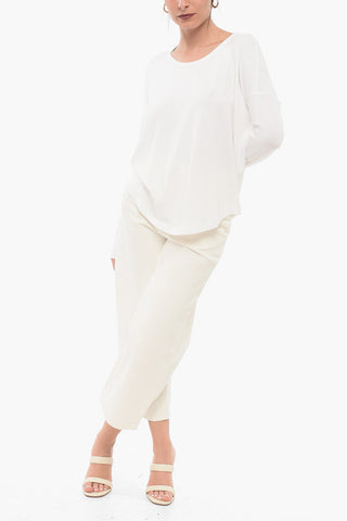 Crew Neck Micro Terry T-Shirt