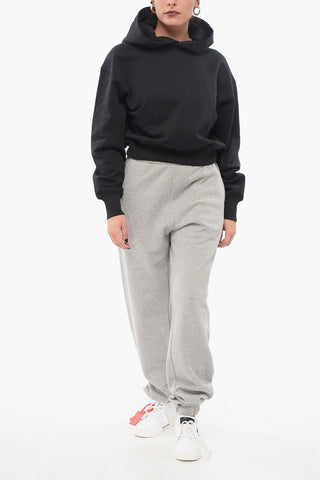 Monochrome Brushed Cotton Hoodie