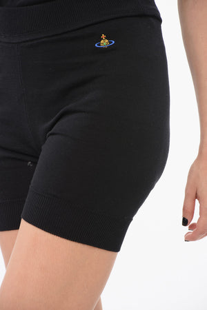 Knit Shorts BEA With Embroidered Logo