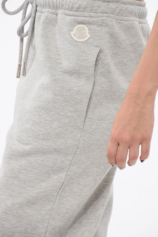Lurex Fleeced Sweatpants with Cuffs