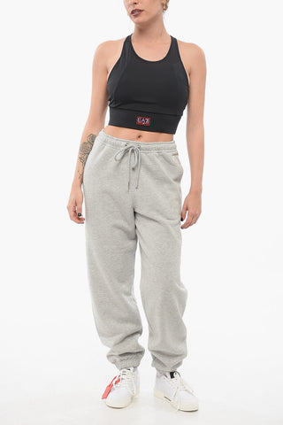 Joggers Felpati in Lurex con Polsini