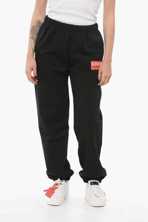 Brushed Cotton Joggers with Cuffs