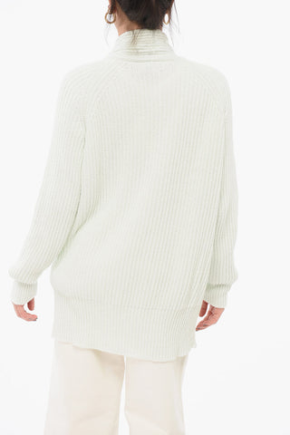 Cardigan Doppiopetto in Ciniglia di Cotone