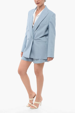 Blazer Doppiopetto Con Revers A Lancia