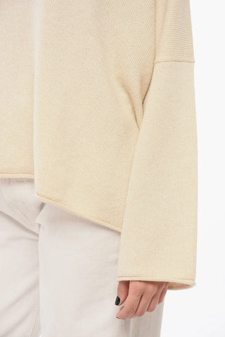 Pullover aus Kaschmir-Mix mit Polokragen