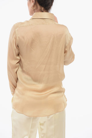 Camicia Pin-Tuck In Seta