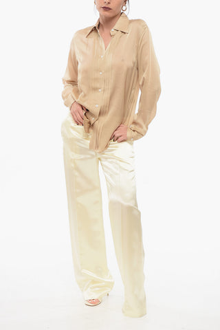 Camicia Pin-Tuck In Seta