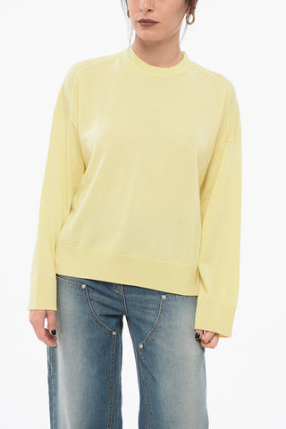 Straight Fit Wool Crew Neck Sweater