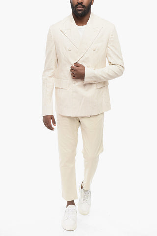 Doppelreihiger Lurex-Blazer mit spitzem Revers