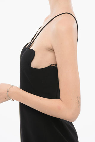 Mini Dress with Decorative Neckline