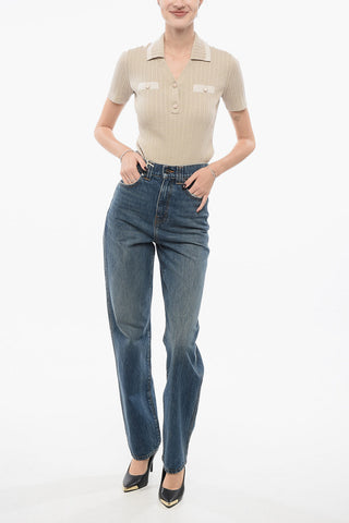 Slim Fit ALBI Denims with Belt Loops 19cm