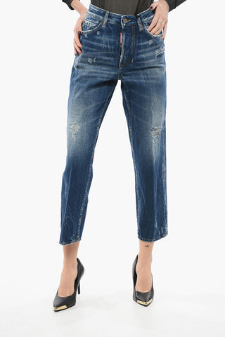 Distressed Boston Fit Denims 18cm