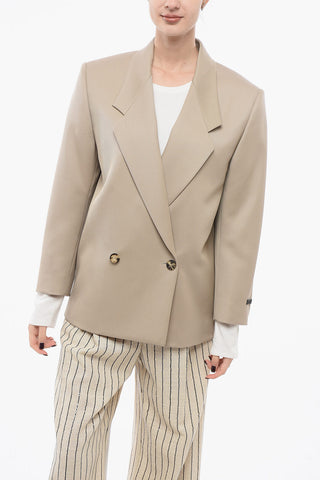 Double-Breasted Wool Blazer