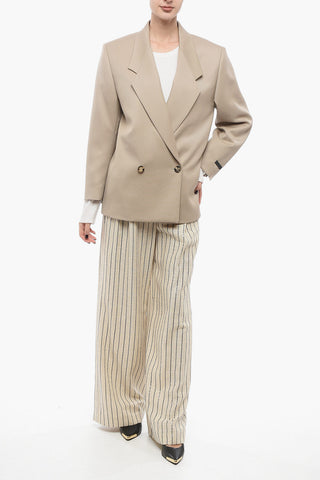 Double-Breasted Wool Blazer