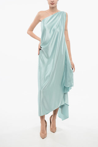 Satin Cape Dress