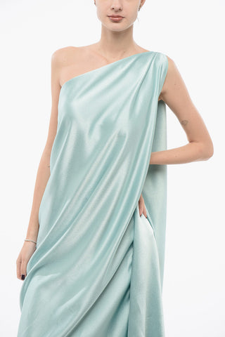 Satin Cape Dress