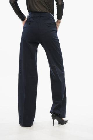 Cotton Twill MISA Loose Fit Pants with 4 Pockets