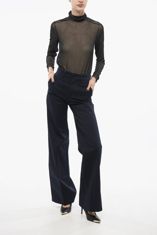 Cotton Twill MISA Loose Fit Pants with 4 Pockets