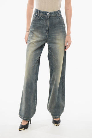 Straight-Fit Jeans in Vintage-Wash Denim 23cm