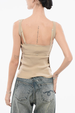 EMPORIO Top in Maglia a Doppio Strato