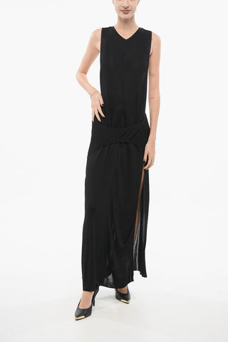 Sleeveless Open-Back Dress