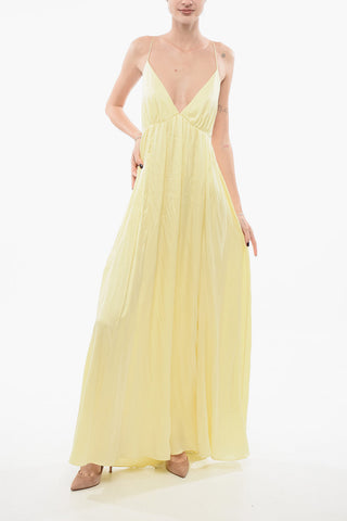 Gathered Slip Dress