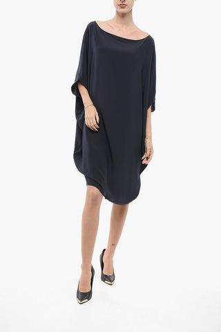 Silk Cape Dress