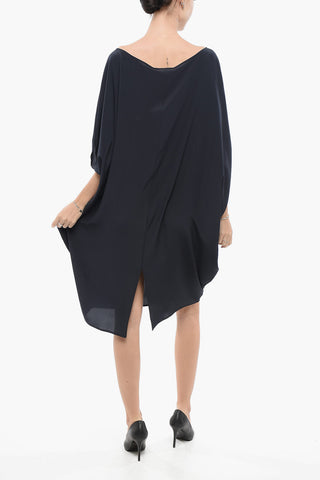 Silk Cape Dress