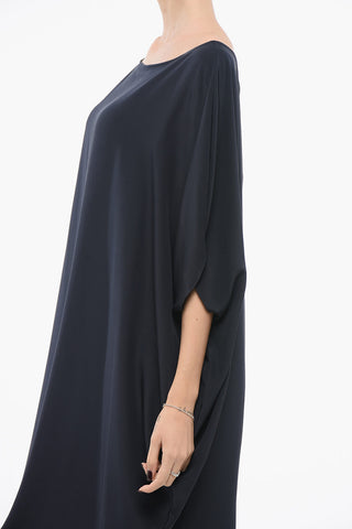Silk Cape Dress