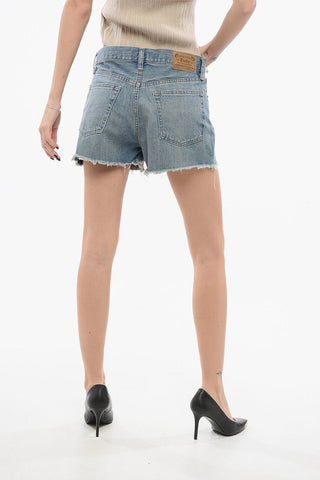 TRADE MARK Mid Washed Denim Shorts