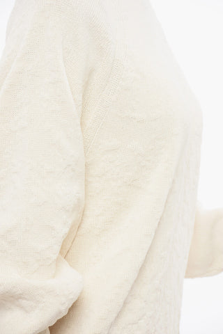 Maglia Girocollo Oversized in Cotone Stretch