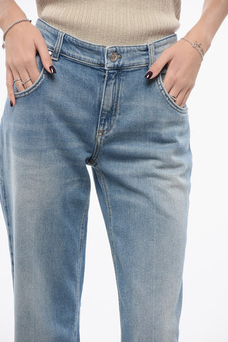 Jeans Bootcut in Denim Delavè 24cm