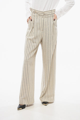 로우라이즈 와이드 팬츠