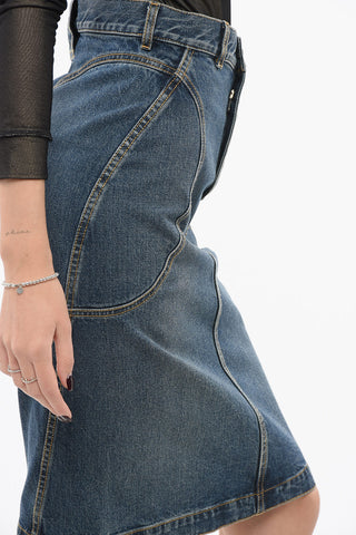 Denim Pencil Skirt