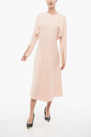Ausgestelltes Kleid aus Seidenmischung