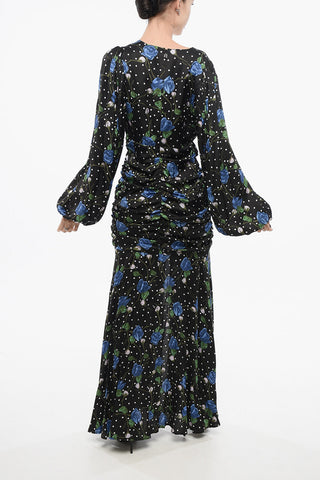 Vestito Floreale con Relaxed Fit