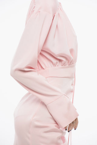 Vestito in Seta Drappeggiato