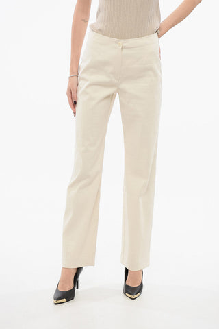 Lightweight Cotton High-Waist Pants BIKER