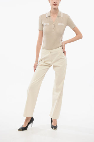 Lightweight Cotton High-Waist Pants BIKER