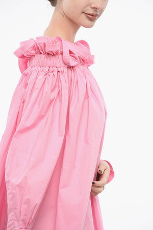 Draped Dress with Ruching