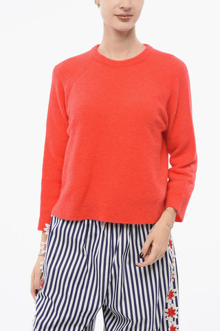 EMPORIO Crew Neck Wool Blend Sweater