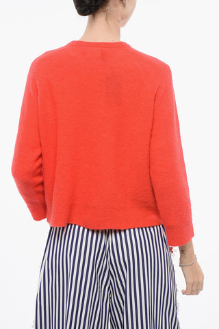 EMPORIO Crew Neck Wool Blend Sweater