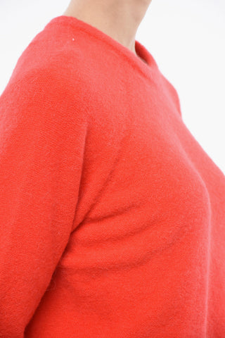 EMPORIO Crew Neck Wool Blend Sweater