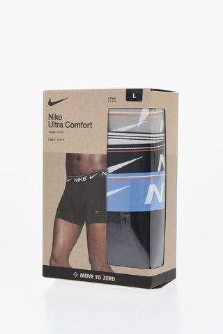 Set of 3 Ultra Comfort Boxers with Branded Elastic Waistband