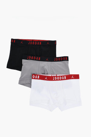 AIR JORDAN Set mit 3 Paar Boxershorts aus Stretch-Baumwolle mit elastischem Logobund