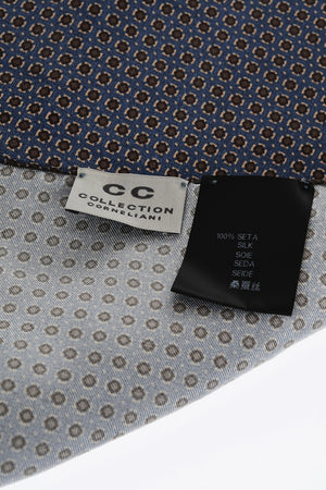 CC COLLECTION Patterned Silk Pocket Square