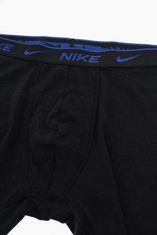 Set 3 Boxer in Cotone Stretch con Banda Elastica Logata